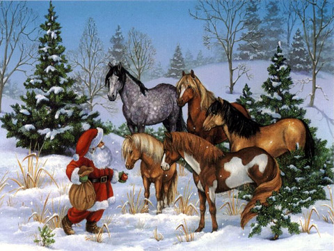 Дядо Мраз с конете