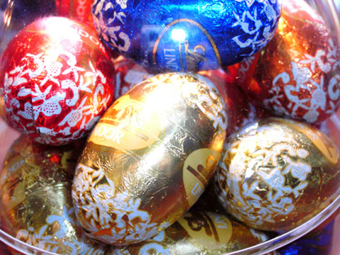 Шоколадови яйца